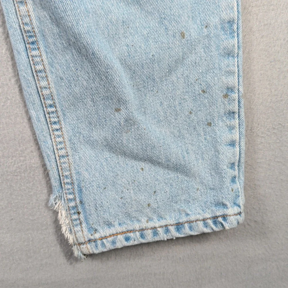 Levi's 560 Jeans Men 30x34 Light Blue Cotton Loose Fit Tapered Leg Denim‎
